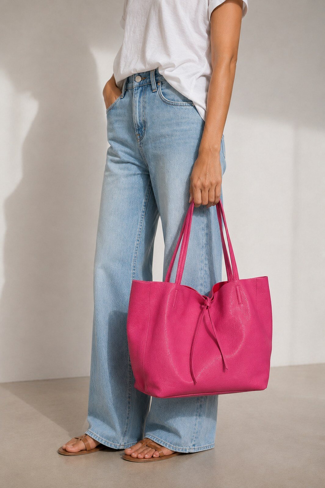 Wholesaler LISA DEI - Genuine leather tote
