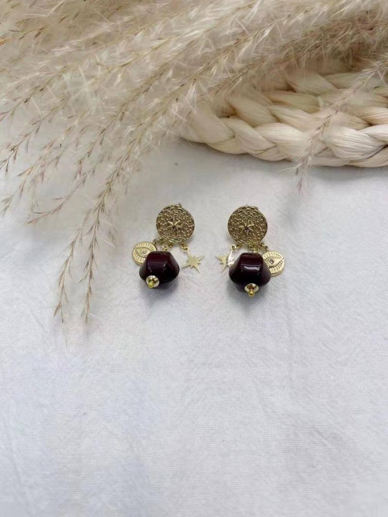 Mayorista LOL Bijoux - Pendiente de perla de resina