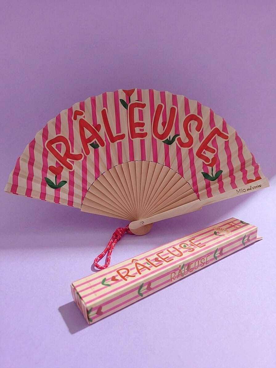 Wholesaler Lolilota - Set of 6 RALEUSE fans. 6 fans of the same model