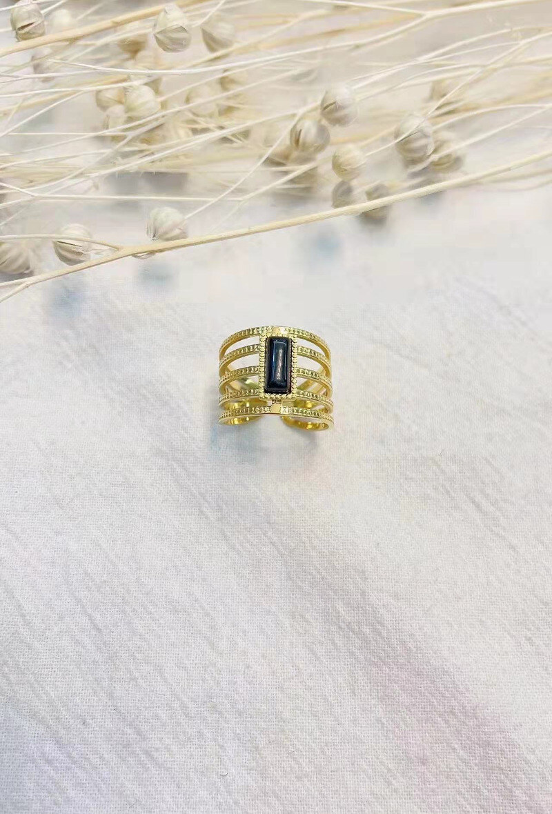 Wholesaler Lolilota - RING MULTI ROW STONE