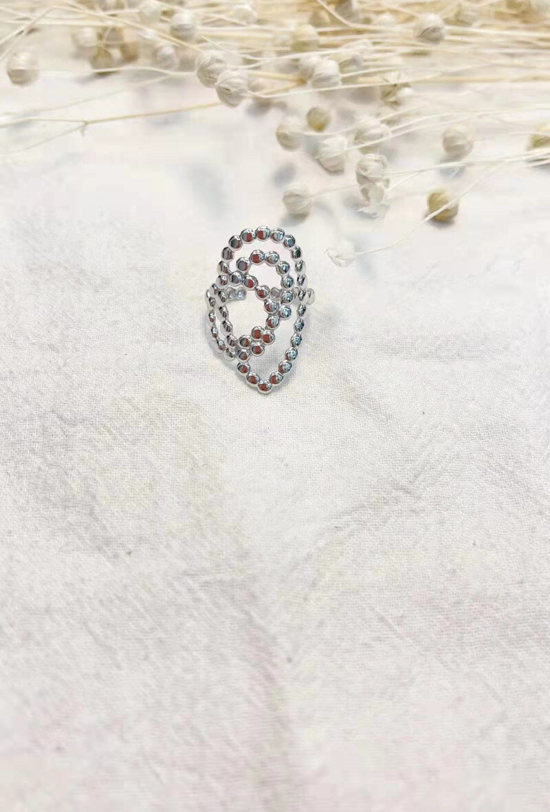 Wholesaler Lolilota - RING BEAD ORGANIC SHAPE