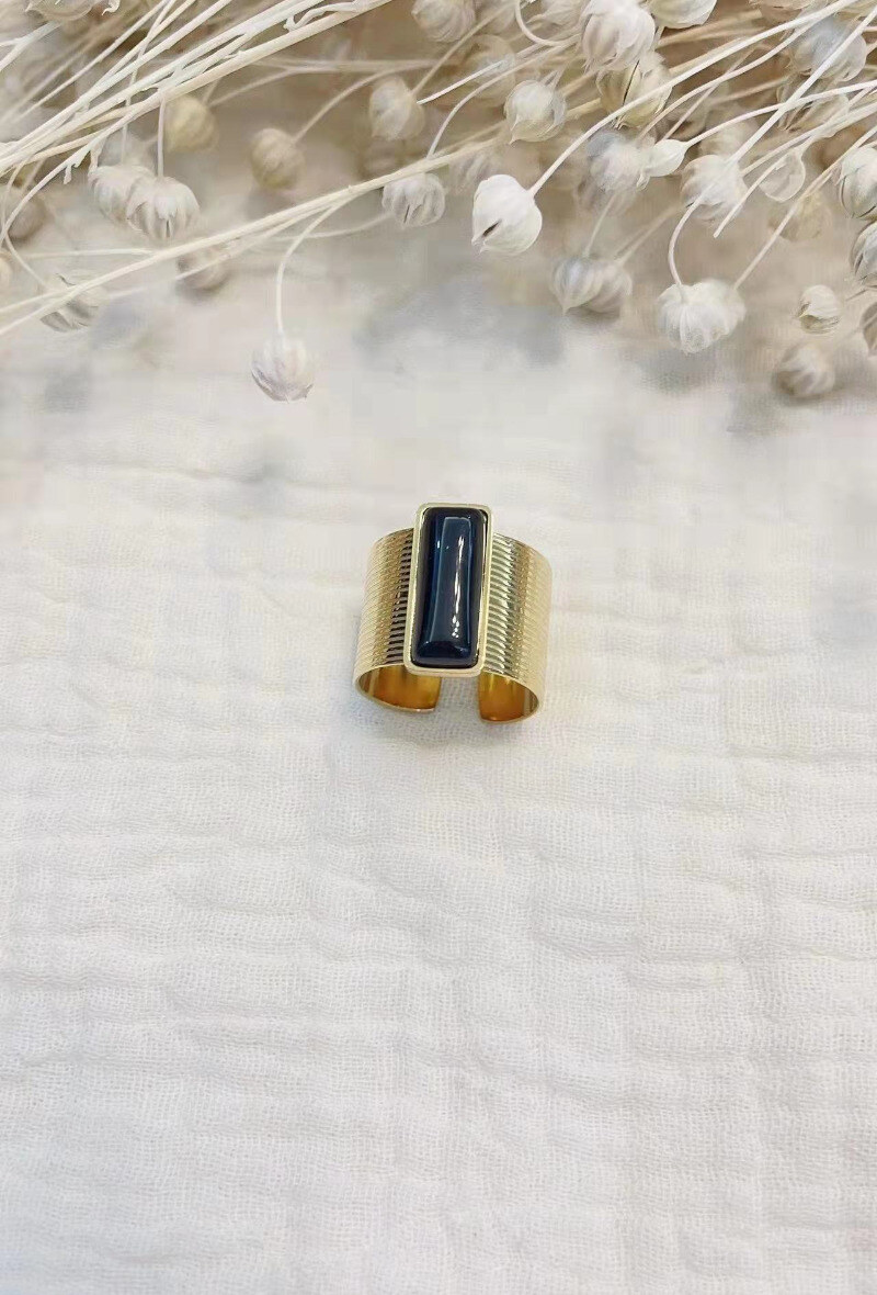 Wholesaler Lolilota - RING LARGE RECTANGLE
