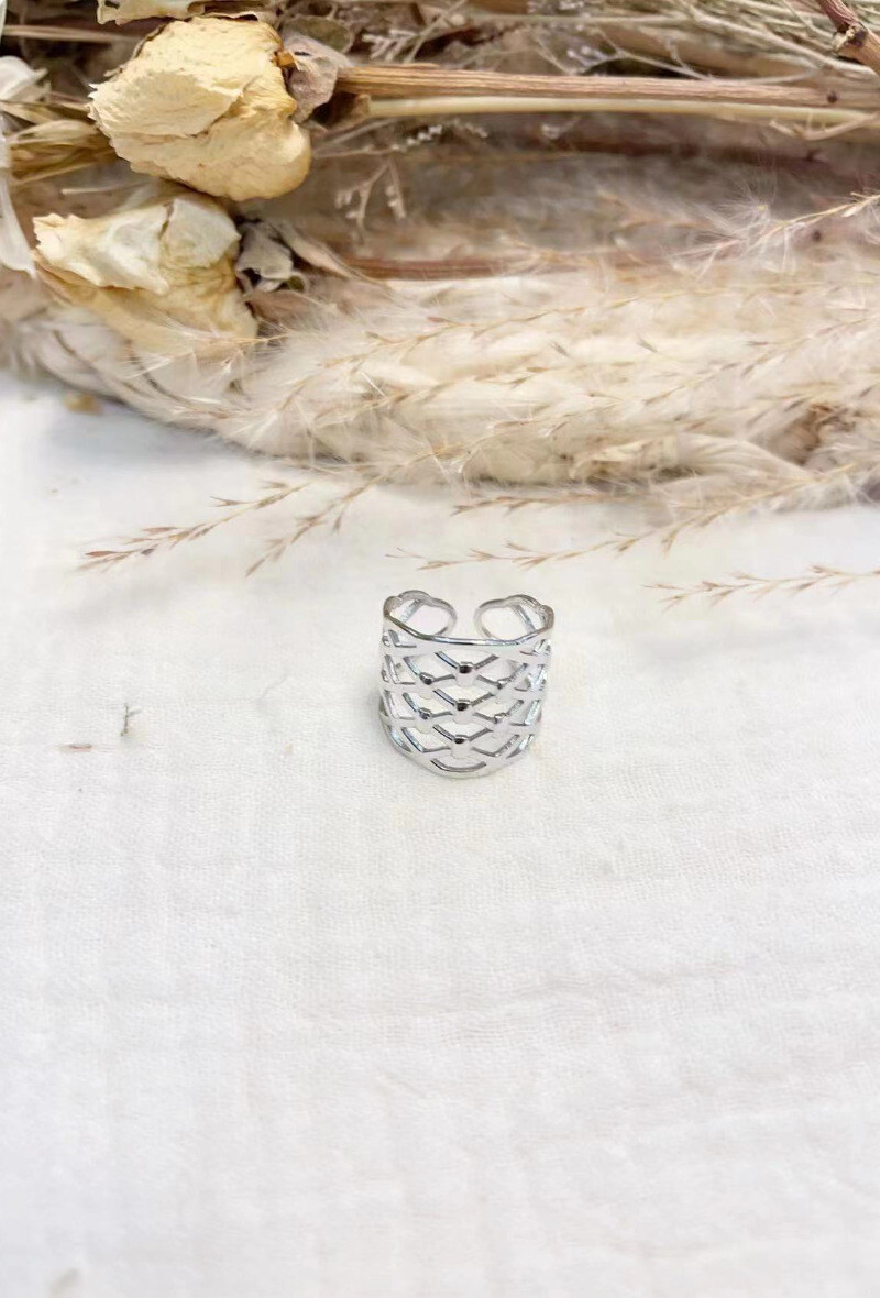 Wholesaler Lolilota - Ring crosshatch