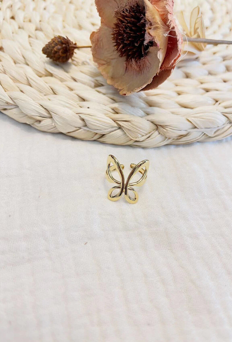 Mayorista Lolilota - Anillo mariposa calada