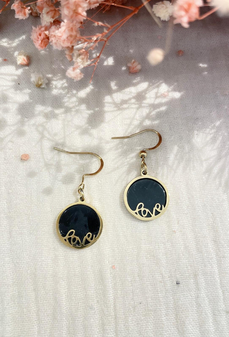 Wholesaler Lolilota - EARRING LOVE STONE