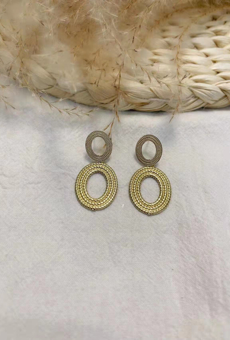 Wholesaler Lolilota - EARRING CIRCLE OPENWORK