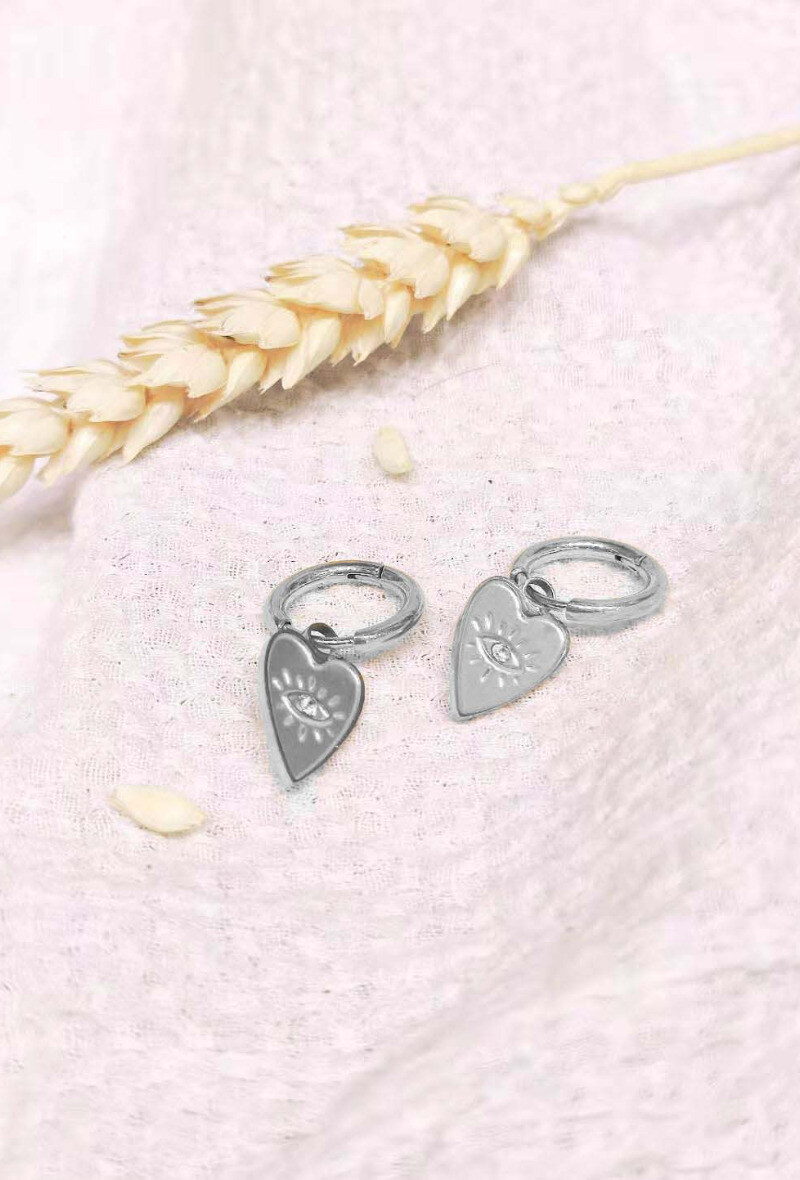 Wholesaler Lolilota - EARRING MINI HOOP EYE