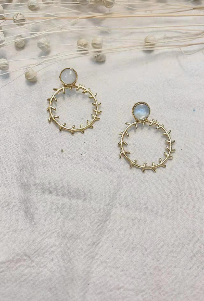 Wholesaler Lolilota - EARRING LAUREL MOTHER OF PEARL