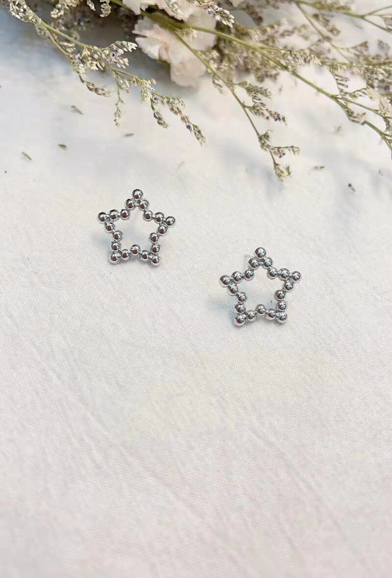 Wholesaler Lolilota - EARRING STAR BEADS