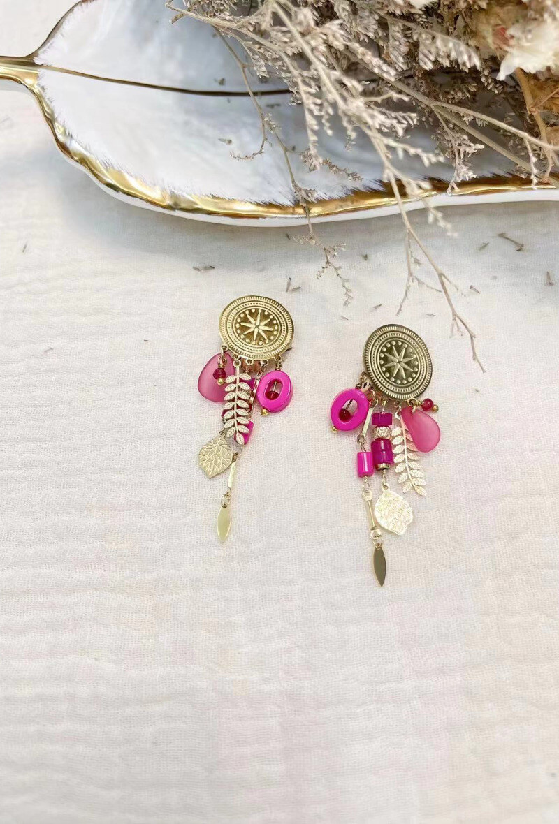 Wholesaler Lolilota - Earring clip round pendant