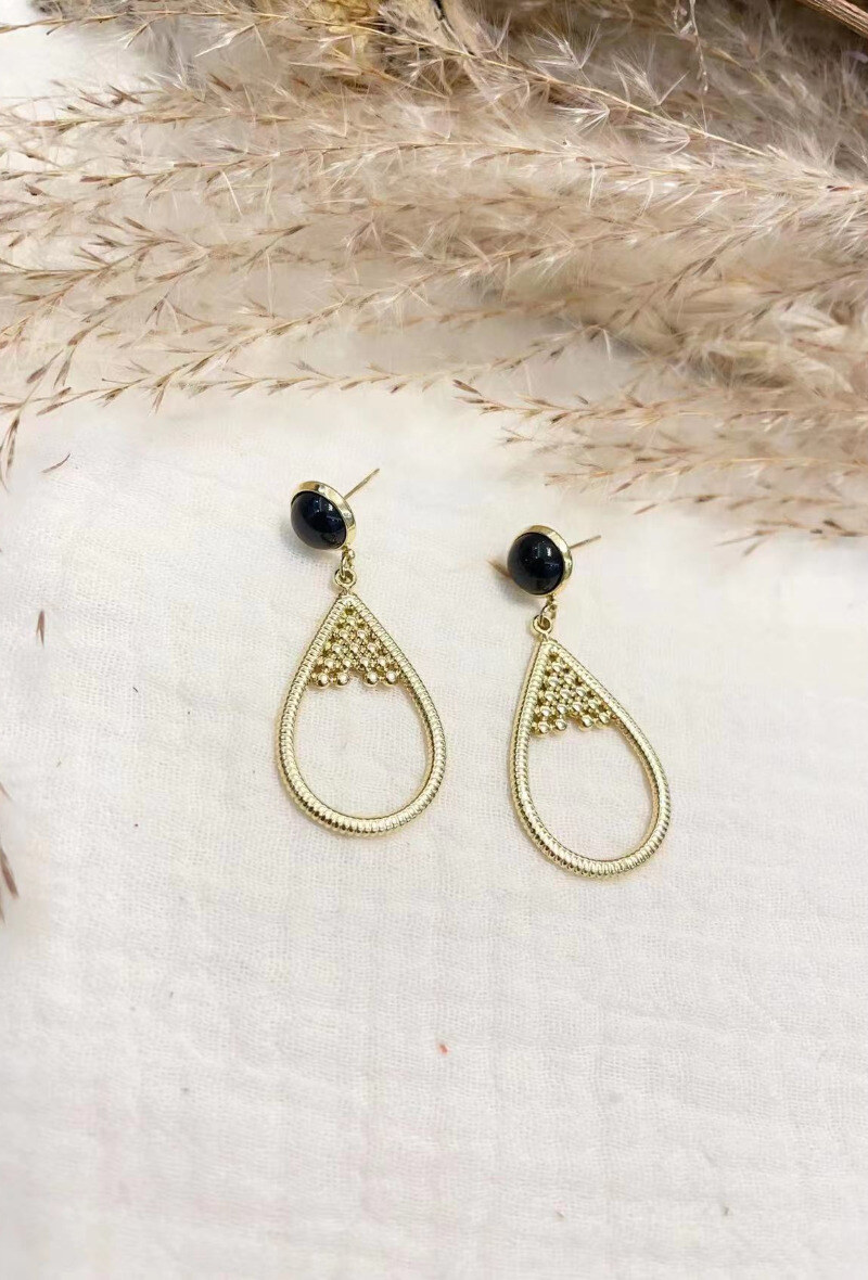 Wholesaler Lolilota - Earring drop stone
