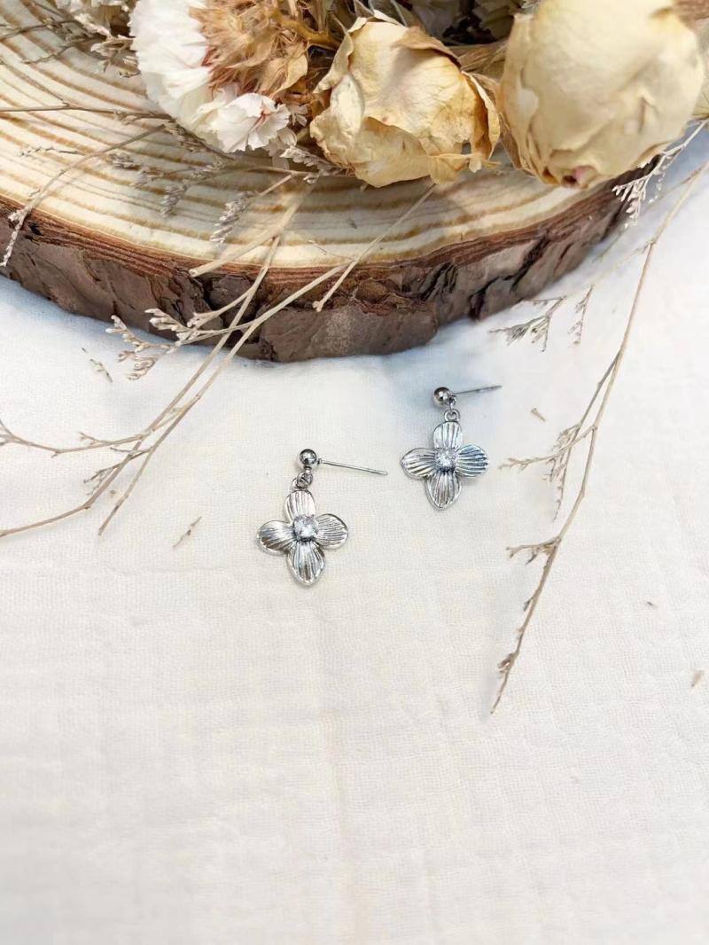 Mayorista Lolilota - Pendiente de trébol de diamantes de imitación