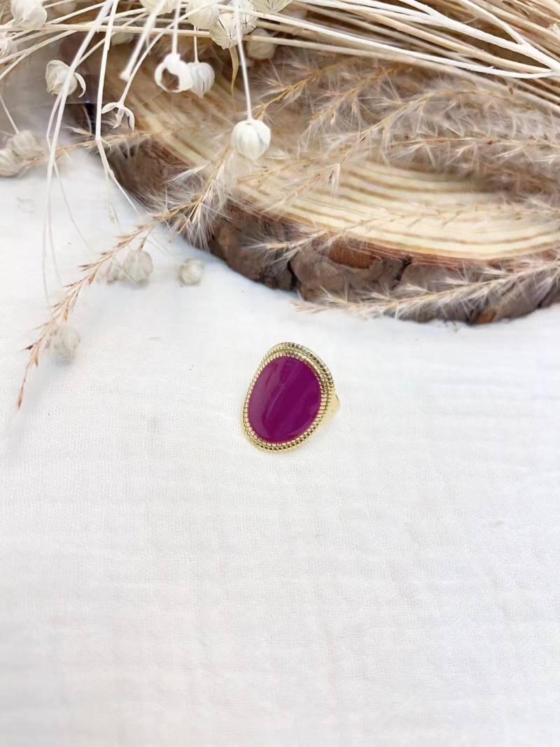 Mayorista Lolilota - Anillo de esmalte ovalado