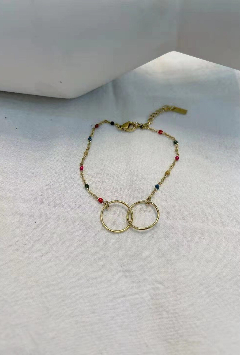 Wholesaler Lolilota - BRACELET DOUBLE CIRCLE