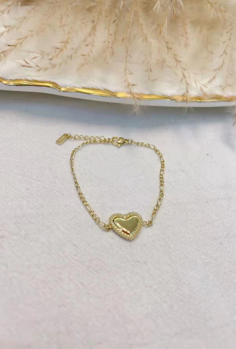 Wholesaler Lolilota - BRACELET HEART BEADS