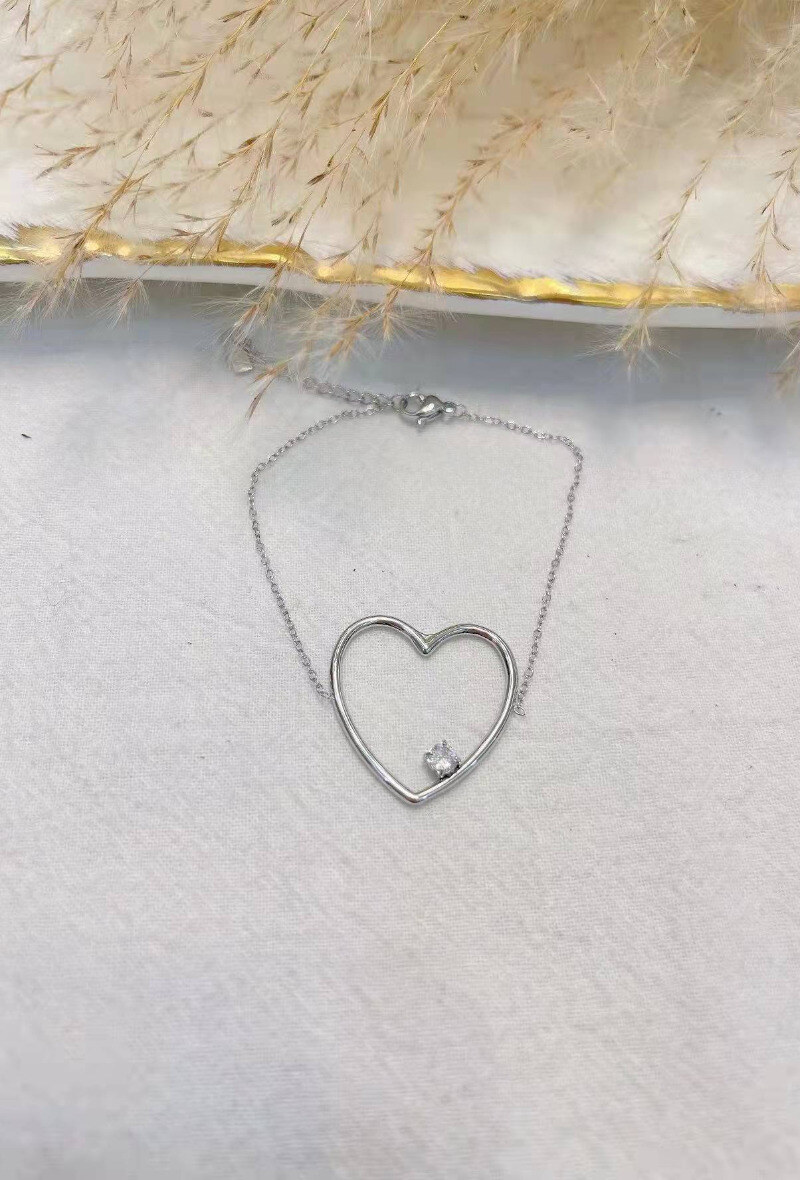 Wholesaler Lolilota - BRACELET HEART STRASS