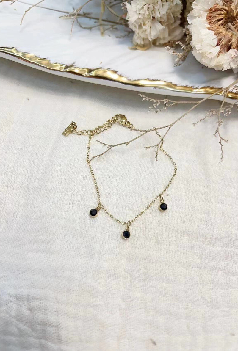 Mayorista Lolilota - Pulsera triple de estrás