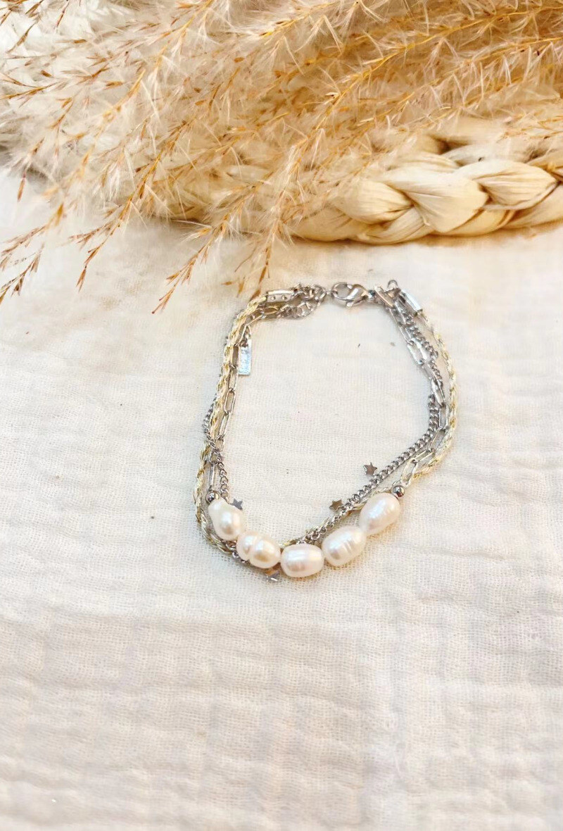 Mayorista Lolilota - Pulsera de múltiples vueltas de perlas