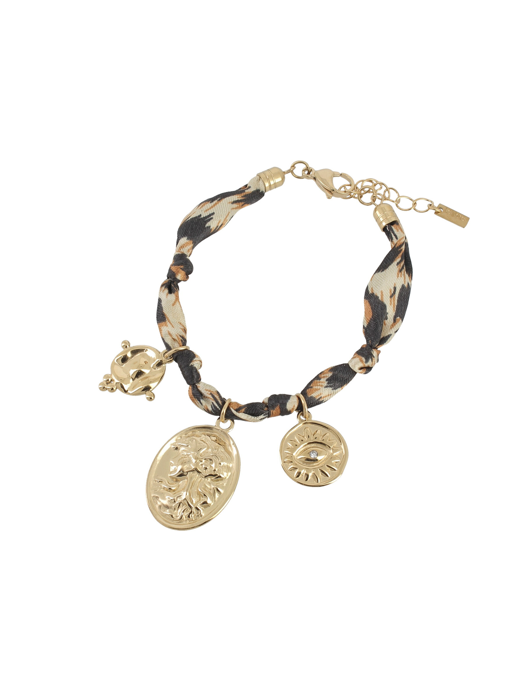 Grossiste Lolilota - Bracelet Antoinette léopard doré