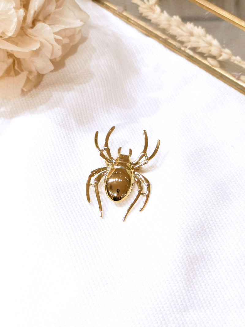 Mayorista Lolilota - Broche de araña de acero inoxidable - pasador de 2 cm
