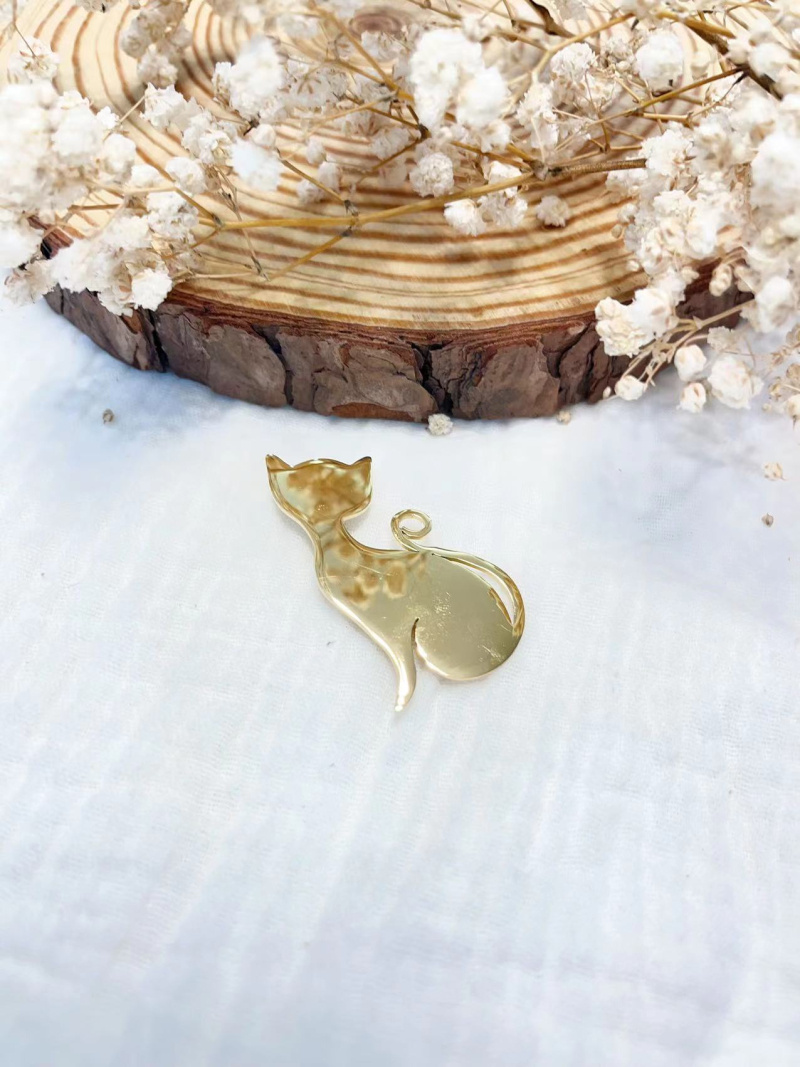 Mayorista Lolilota - Broche de gato de acero inoxidable