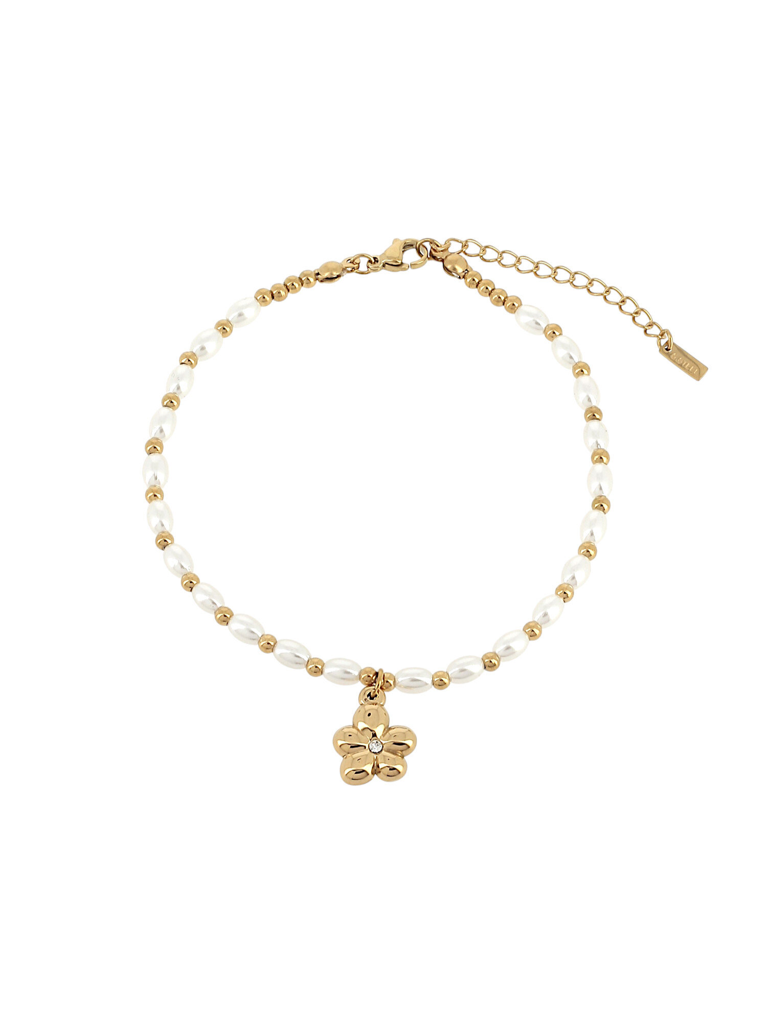 Wholesaler Lolilota - pearl flower anklet