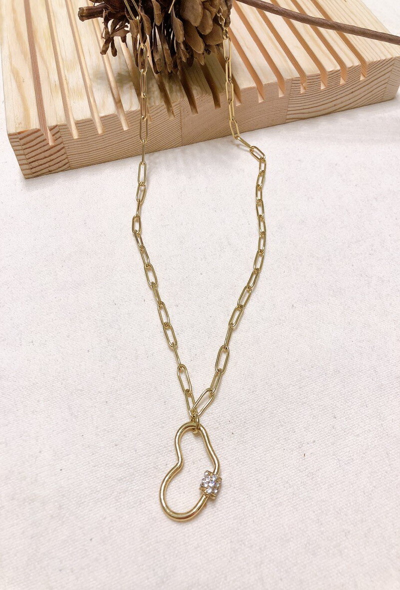 Grossiste Lolilota - COLLIER COEUR DIAMANT