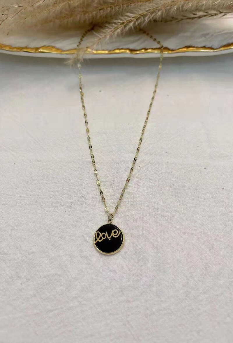 Wholesaler Lolilota - NECKLACE LOVE PIERRE