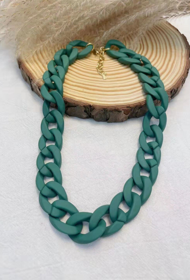 Wholesaler Lolilota - NECKLACE MESH RESIN