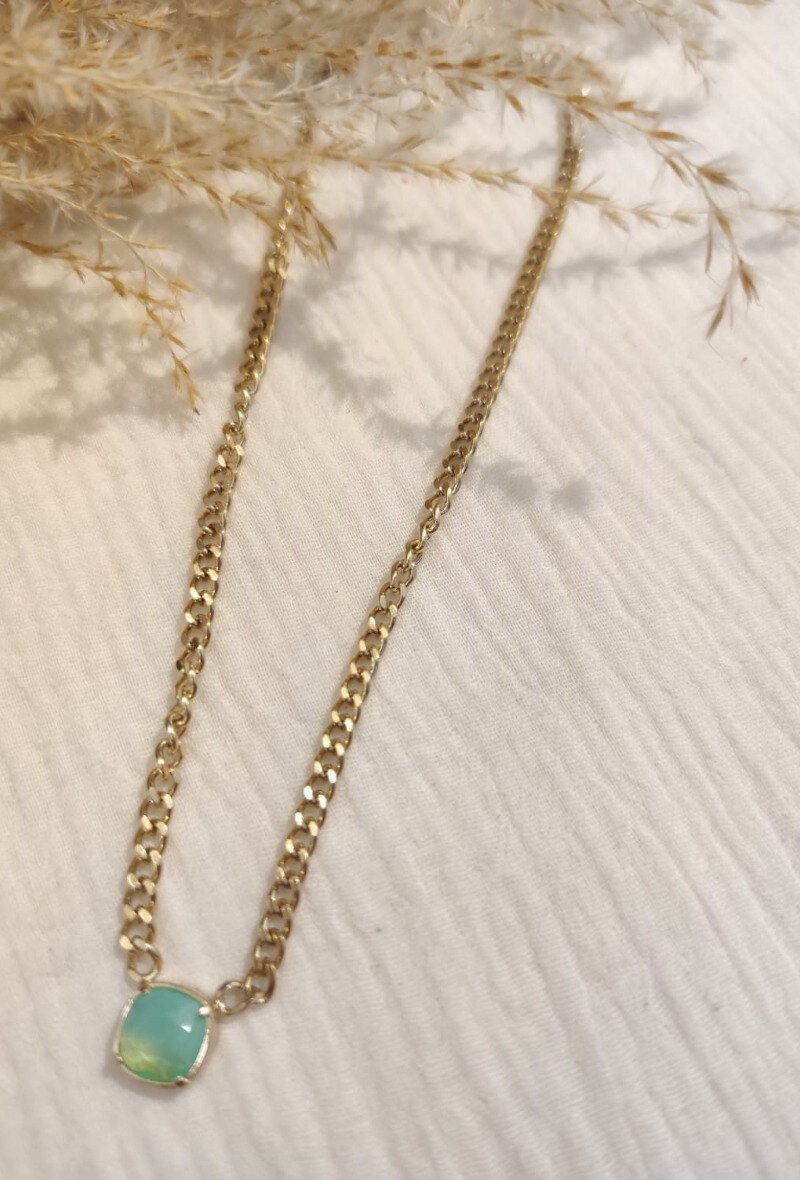 Wholesaler Lolilota - NECKLACE PENDANT GLASS