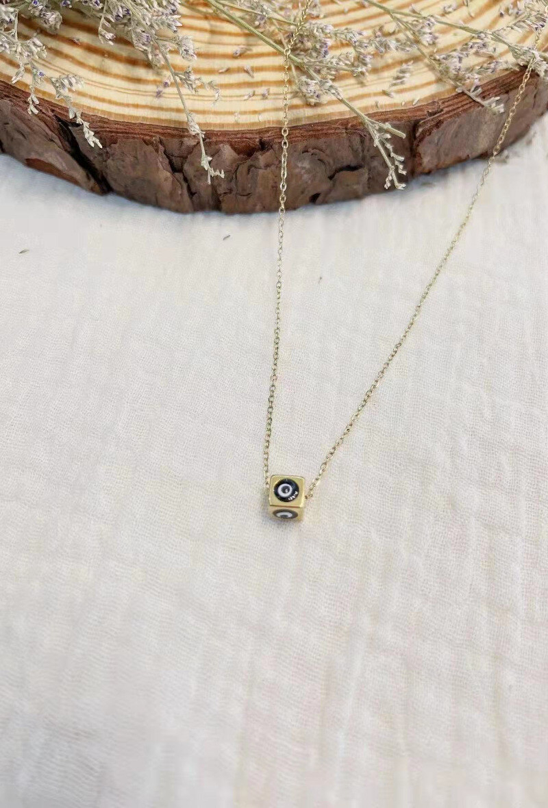 Wholesaler Lolilota - NECKLACE CUBE EYES