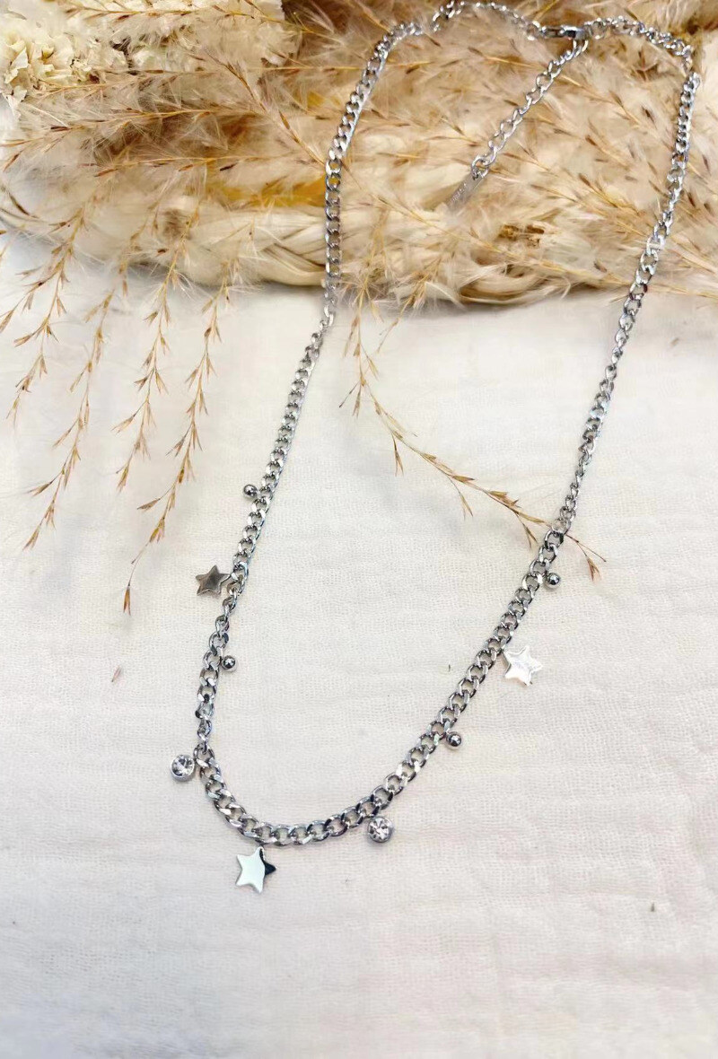 Wholesaler Lolilota - Necklace star strass