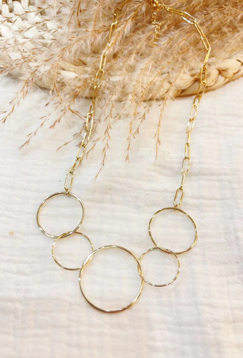 Mayorista Lolilota - Collar de múltiples círculos