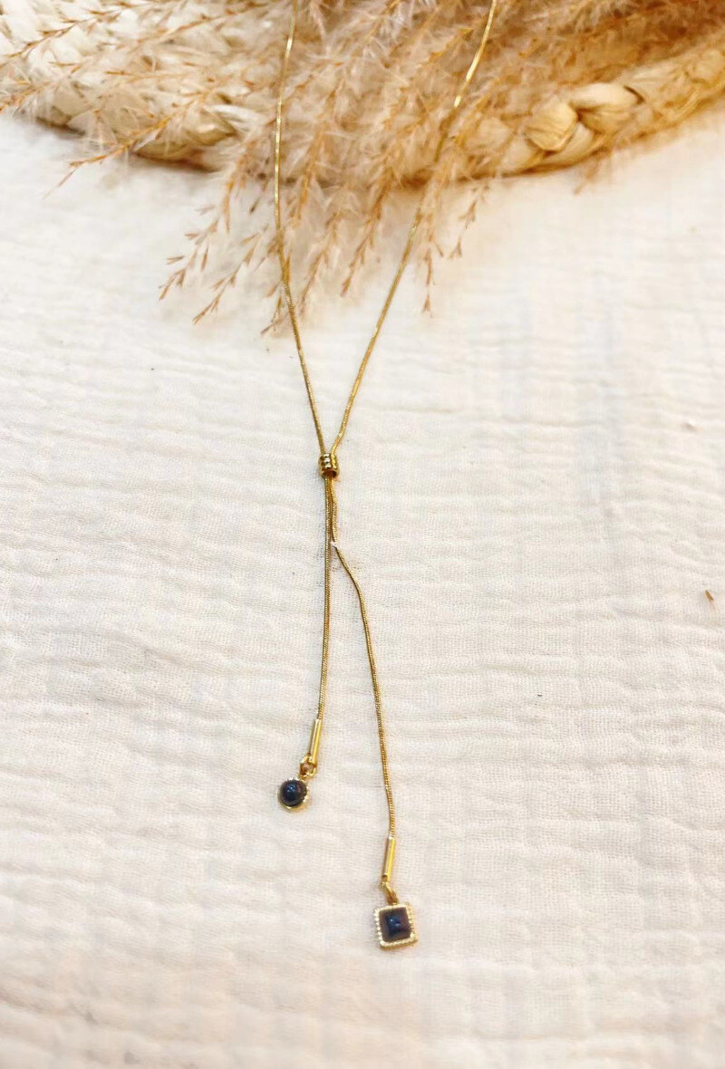 Mayorista Lolilota - Collar de doble piedra
