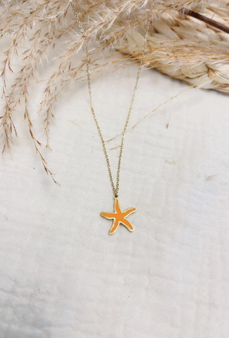 Mayorista Lolilota - Collar de estrella de mar esmaltado