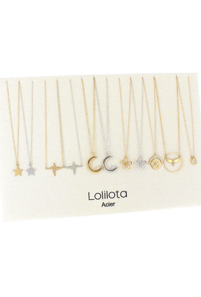 Mayorista Lolilota - Lote de 11 collares + expositor