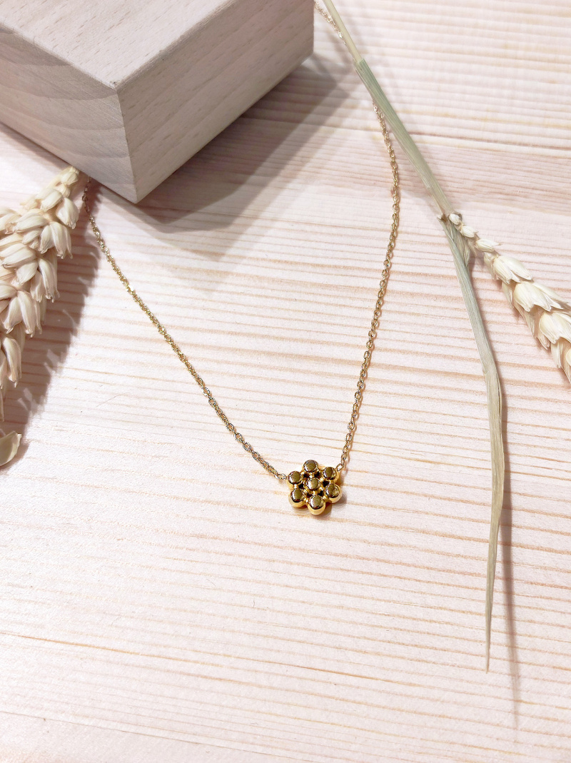 Mayorista Lolilota - Collar de cuentas hexagonales