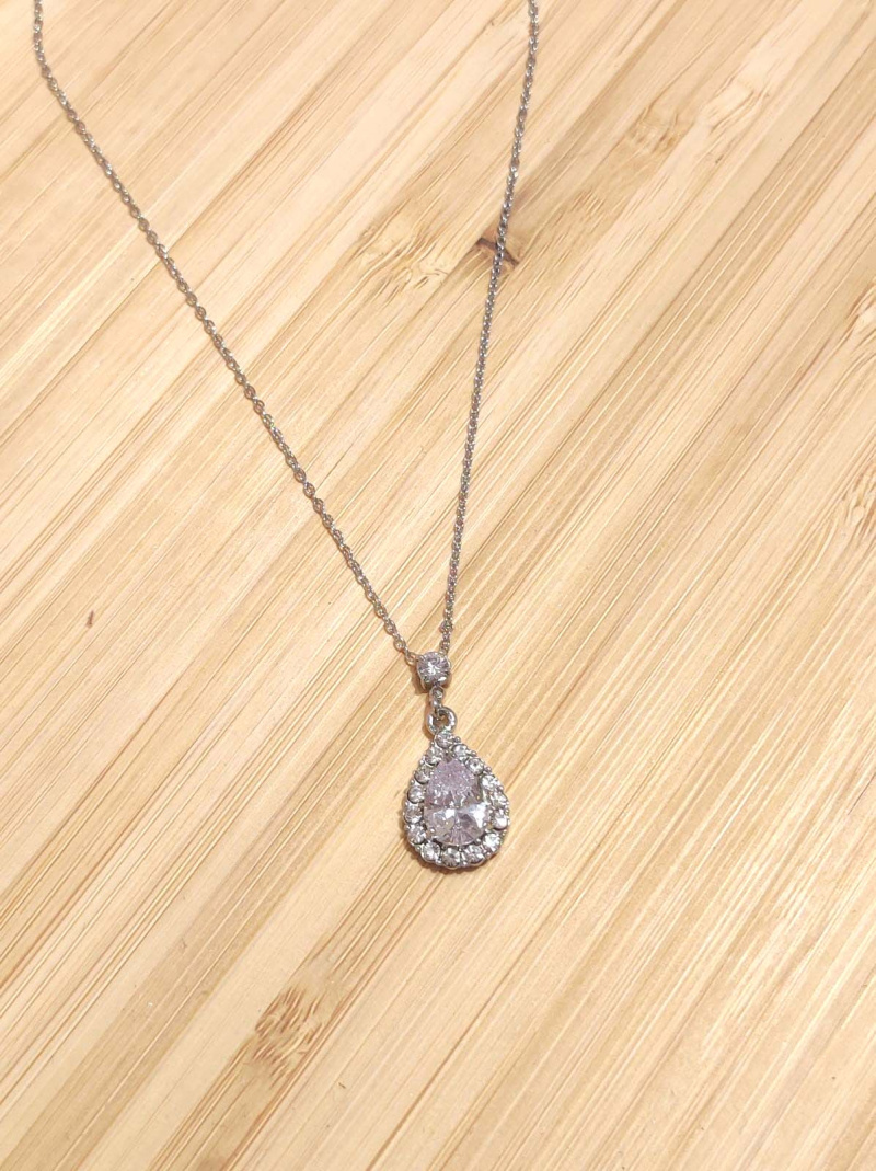 Mayorista Lolilota - Collar de gota de diamantes de imitación