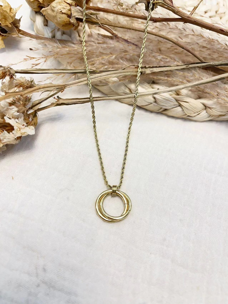 Mayorista Lolilota - Collar de doble anillo