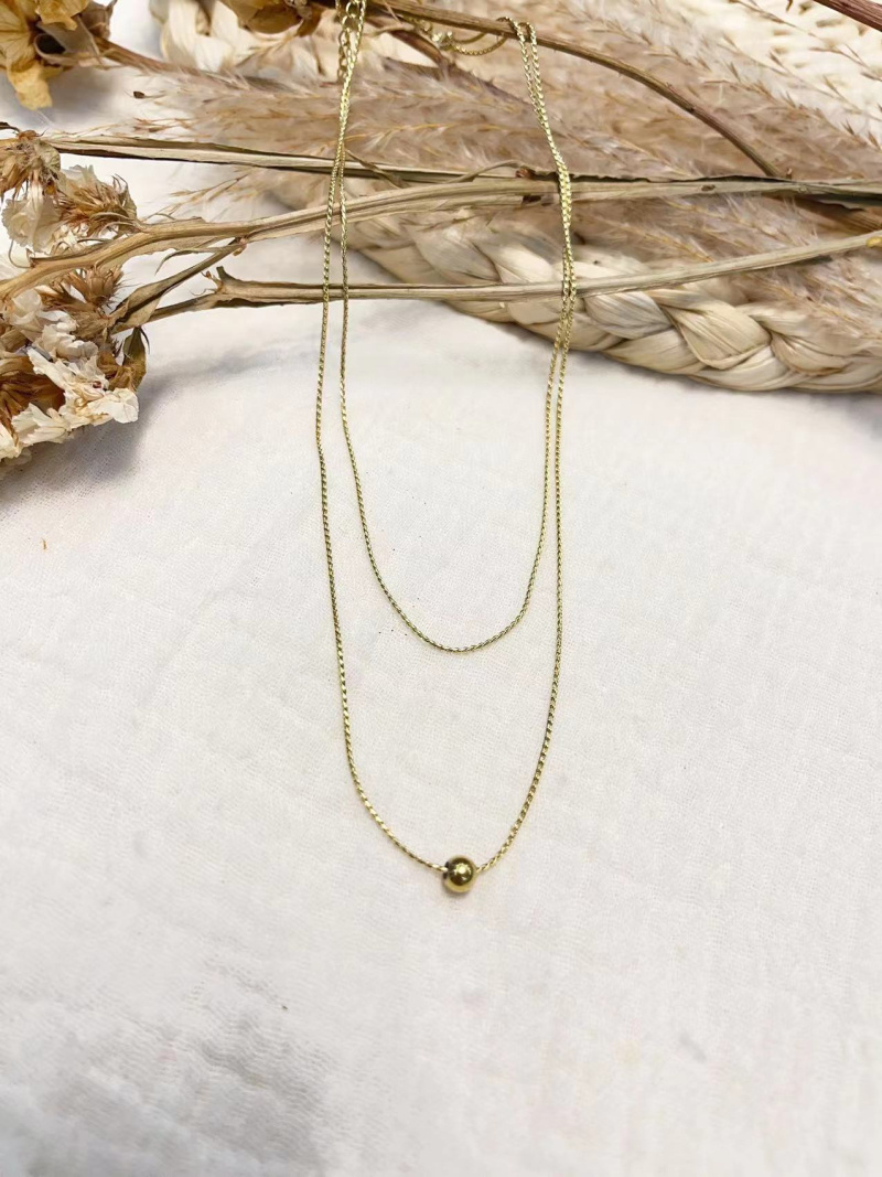 Mayorista Lolilota - Collar de doble hilera de cuentas