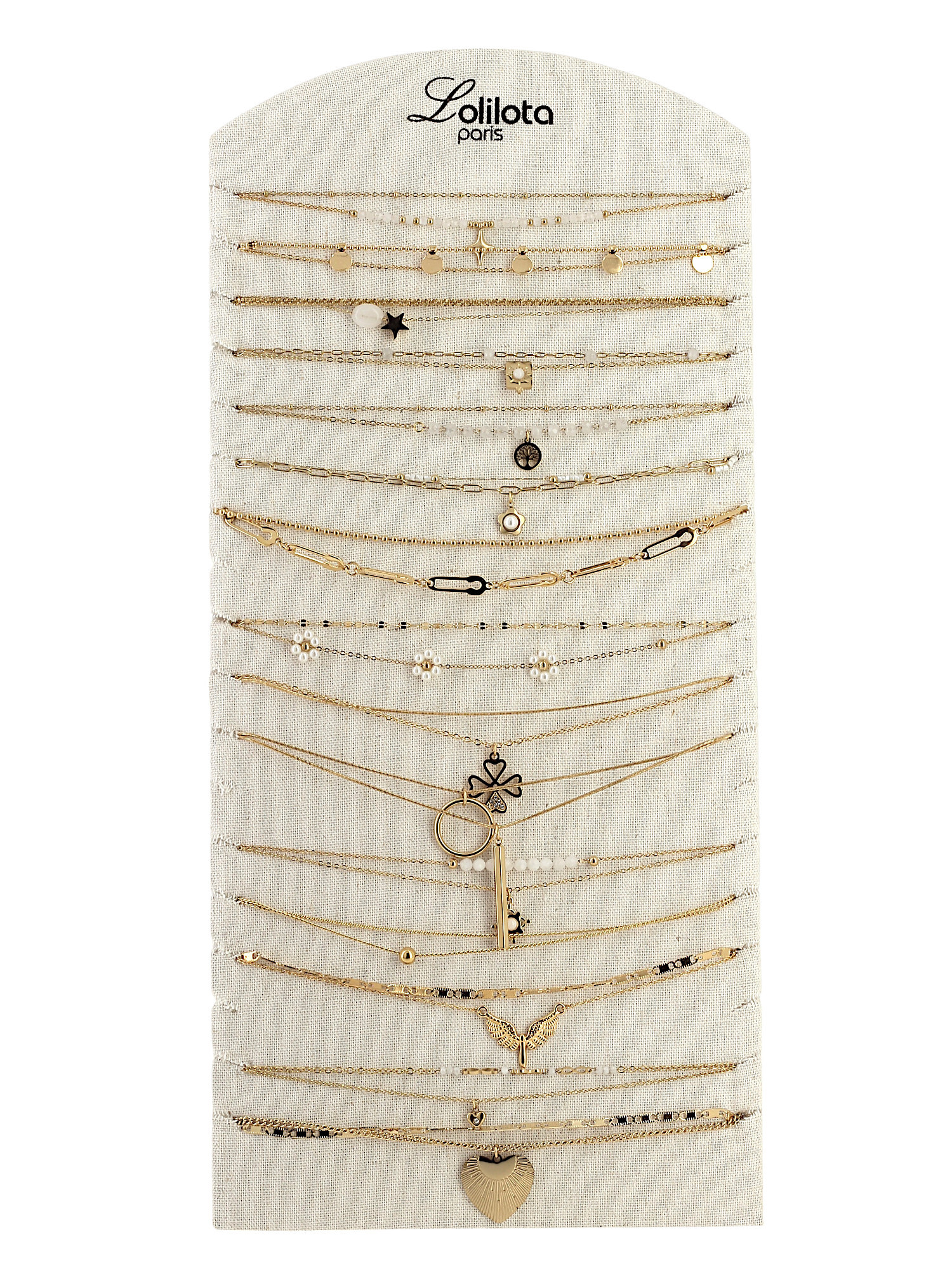 Mayorista Lolilota - Doble collares dorados Golden 3.