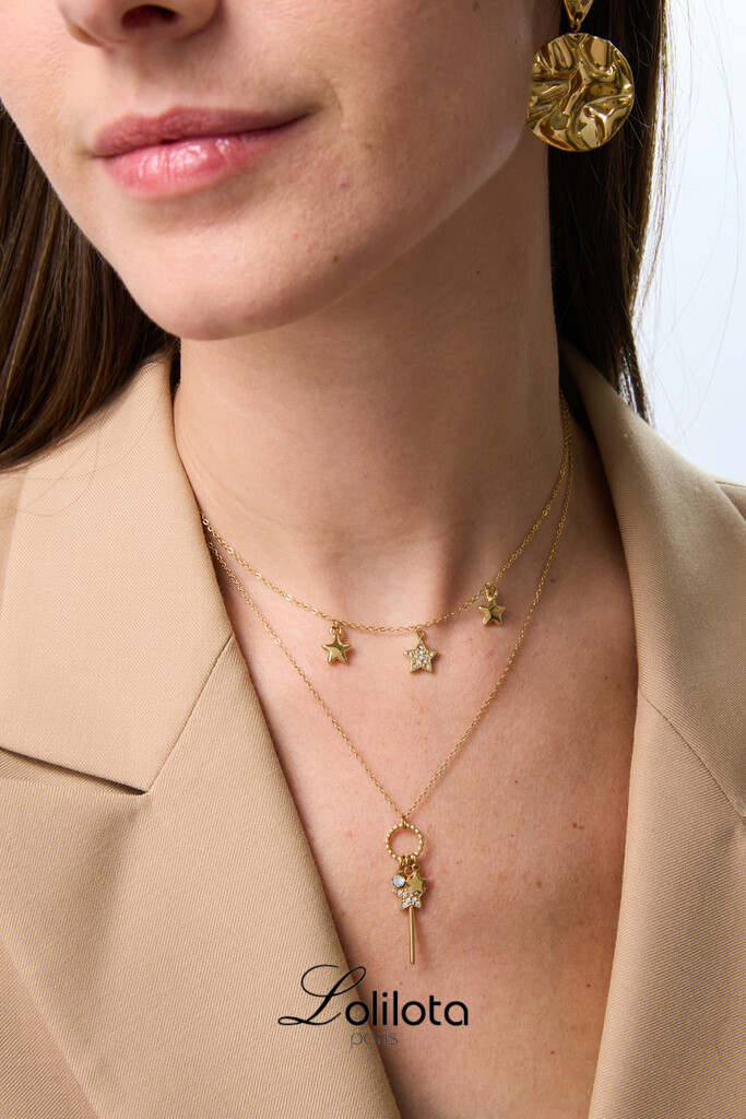 Wholesaler Lolilota - Necklace star gold