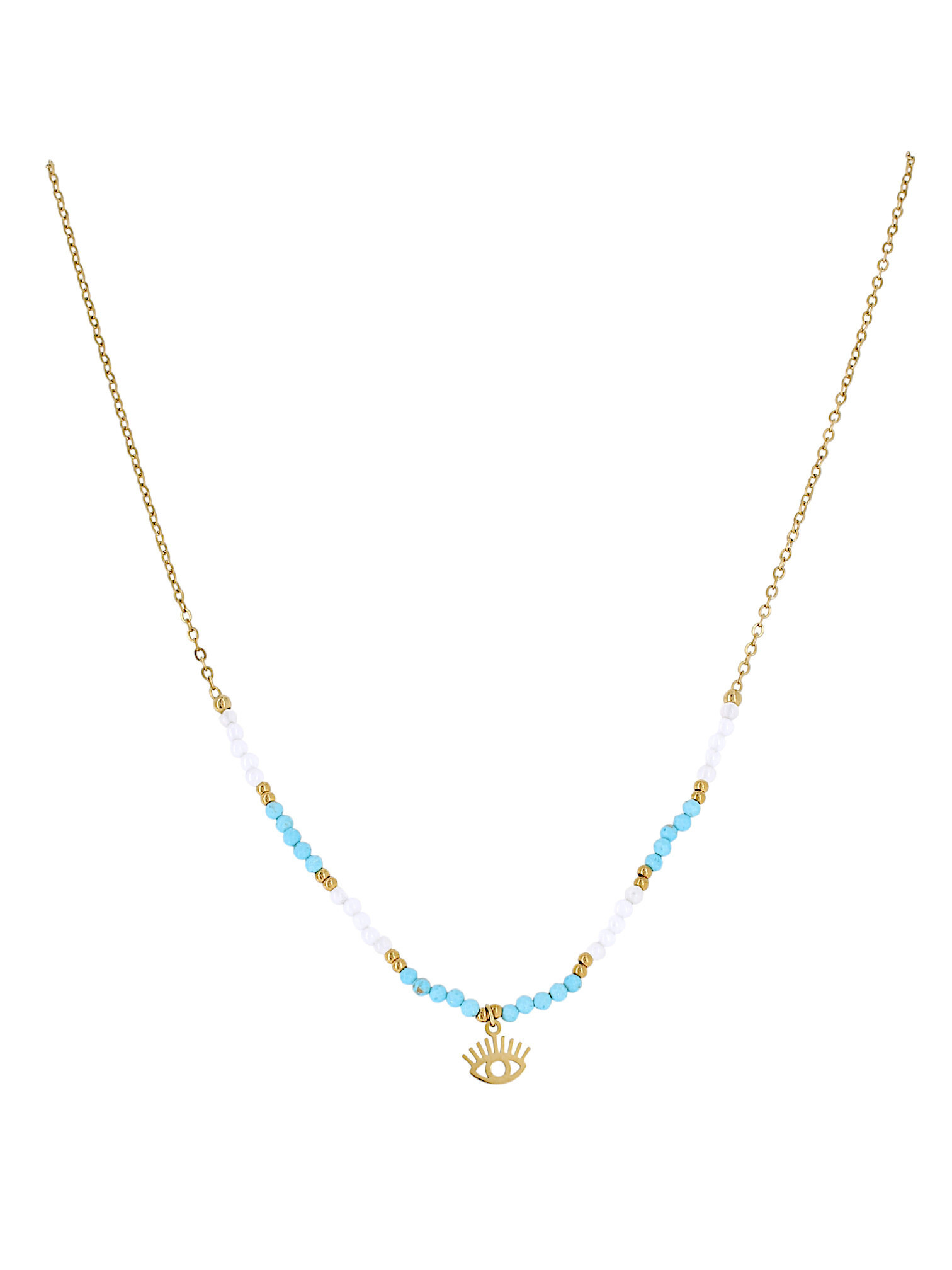 Grossiste Lolilota - collier yeux pierre
