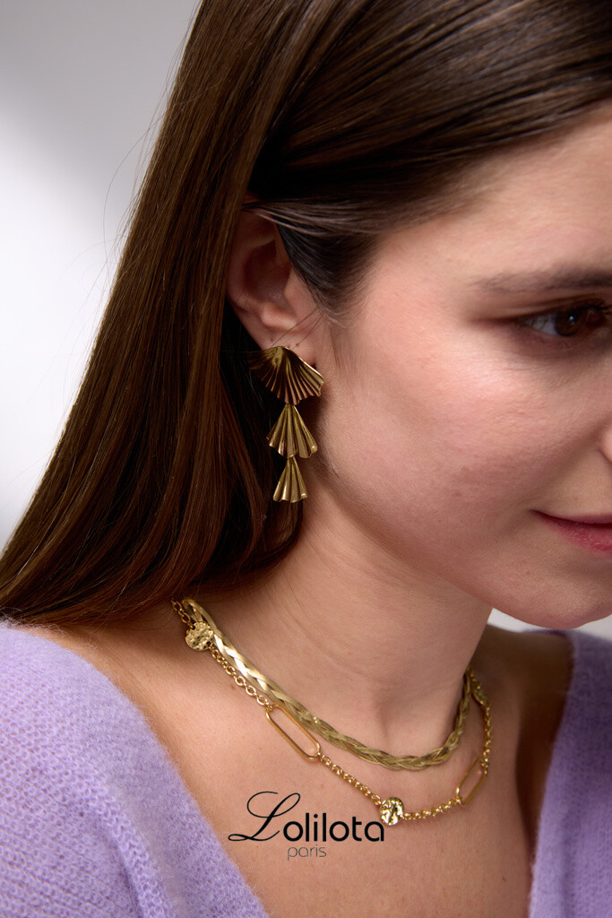 Wholesaler Lolilota - Necklace braided gold