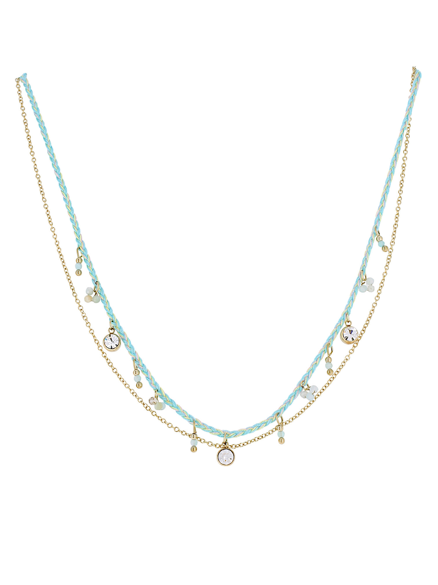 Grossiste Lolilota - collier double rang strass