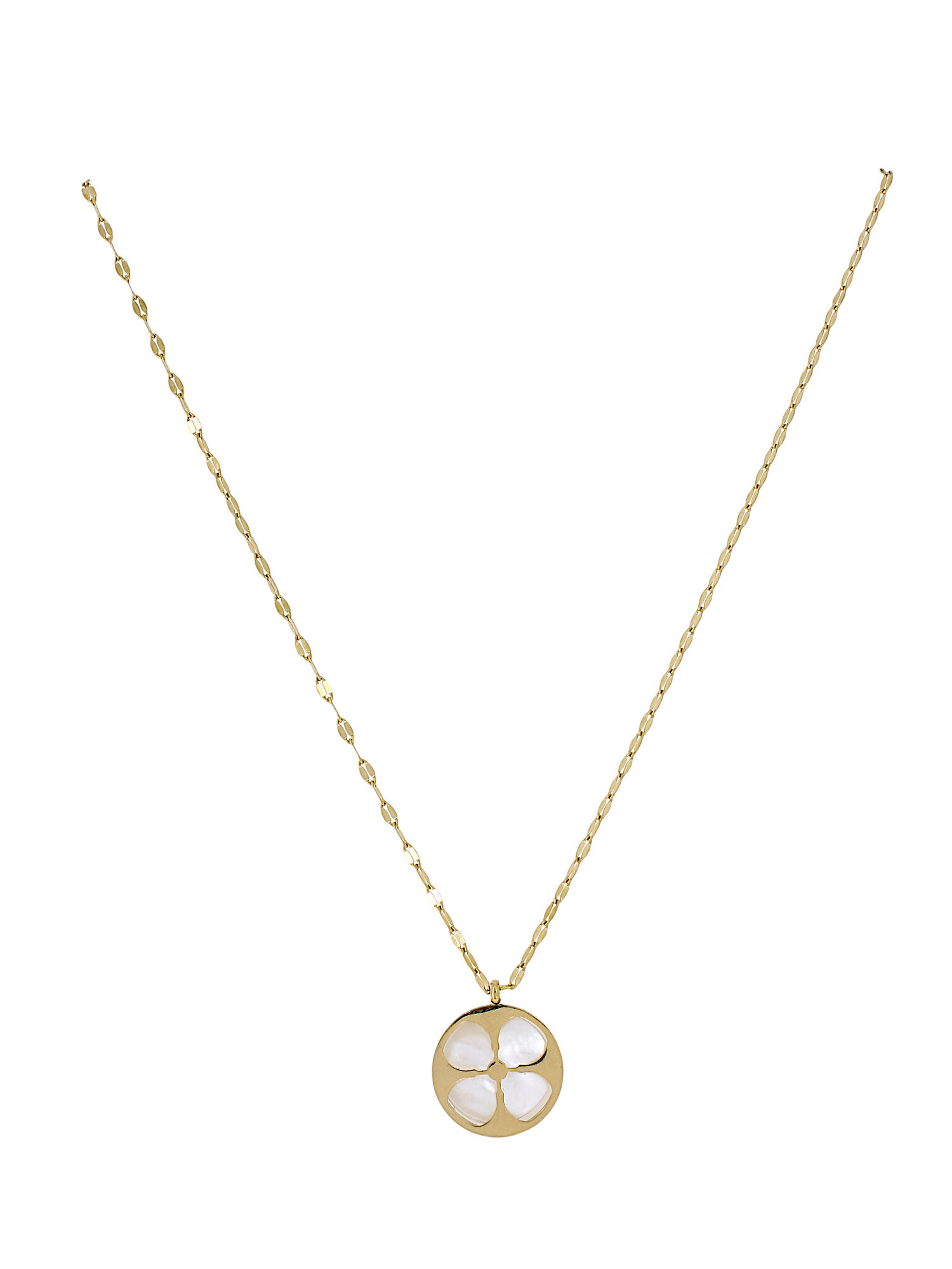 Grossiste Lolilota - collier trèfle nacre