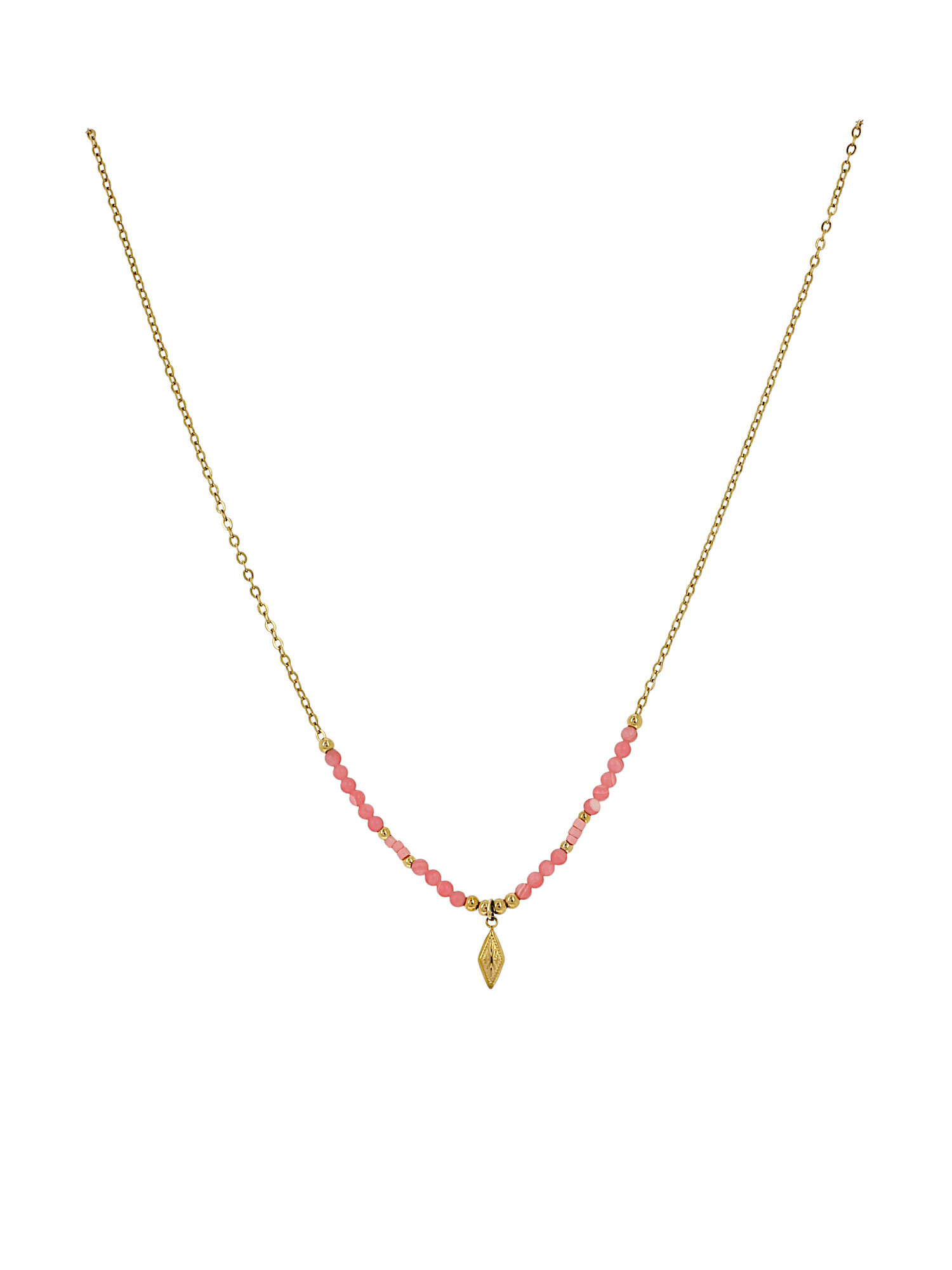 Grossiste Lolilota - collier losange pierre