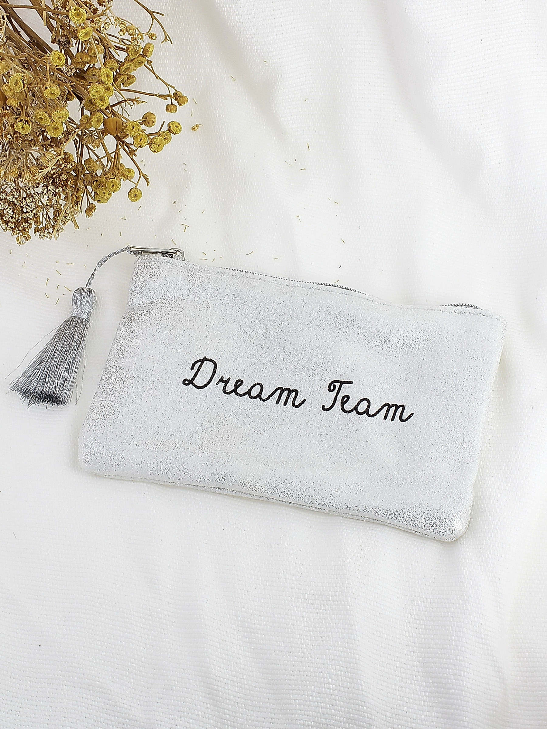 Wholesaler Lolilota - Shiny fabric clutch Dream Team