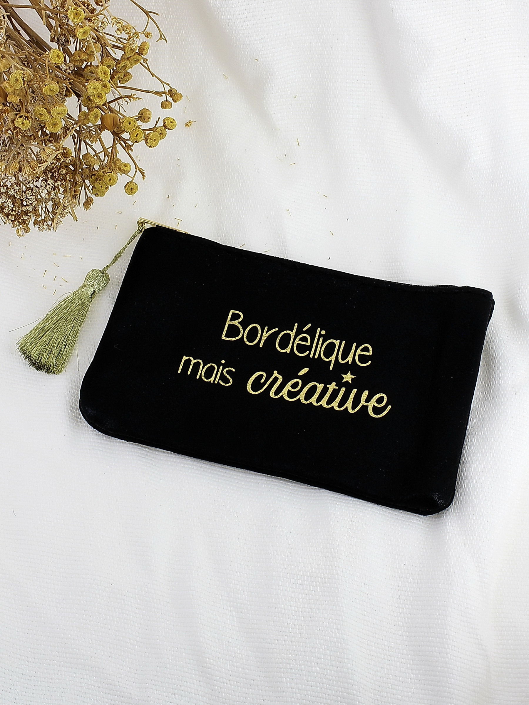 Wholesaler Lolilota - Shiny fabric pouch Chaotic but creative