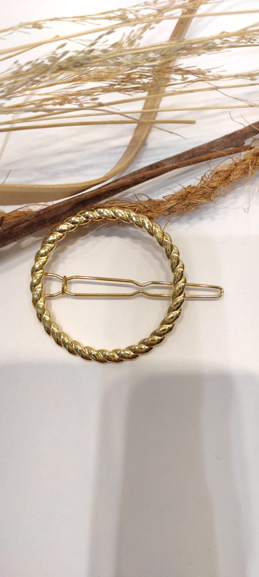 Wholesaler LOLO & YAYA - Armance hair barrette in stainless steel